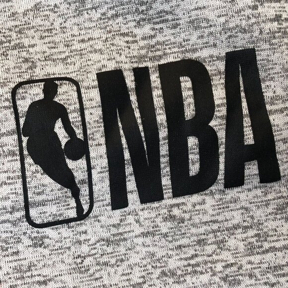 NBA Mens Jogger Pants Large Gray Activewear Sweatpants Lounge Drawstring Casual - Picture 8 of 12